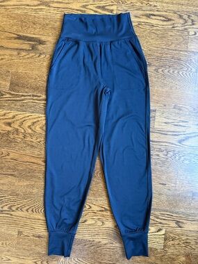 Spanx Black High-Waist Lounge Joggers